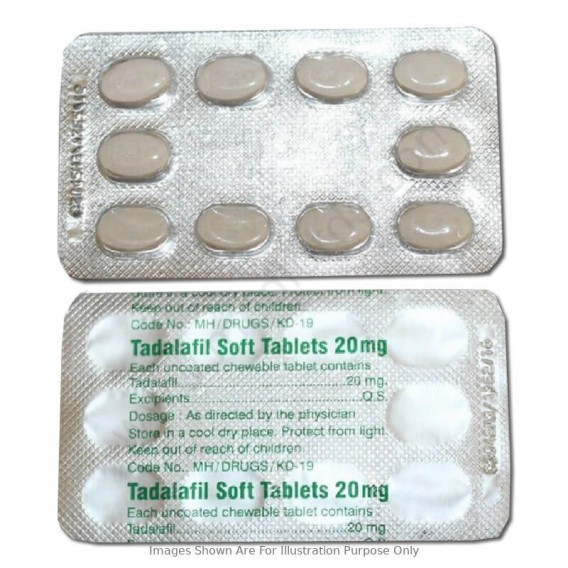 Tadalafil Soft 20mg Aurochem Pharmaceuticals